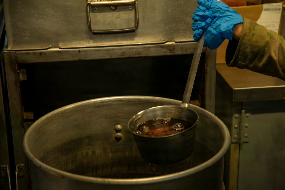 564th Quartermaster Company Culinary Specialists Compete in Philip A. Connelly Competition: Day 2 Field Feeding Operations