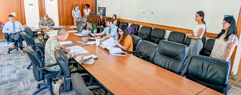 CUNY Interns Deliver Capstone Briefing to Fort Hamilton Senior Leaders