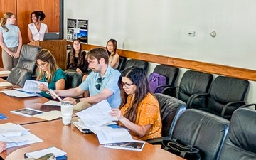CUNY Interns Deliver Capstone Briefing to Fort Hamilton Senior Leaders