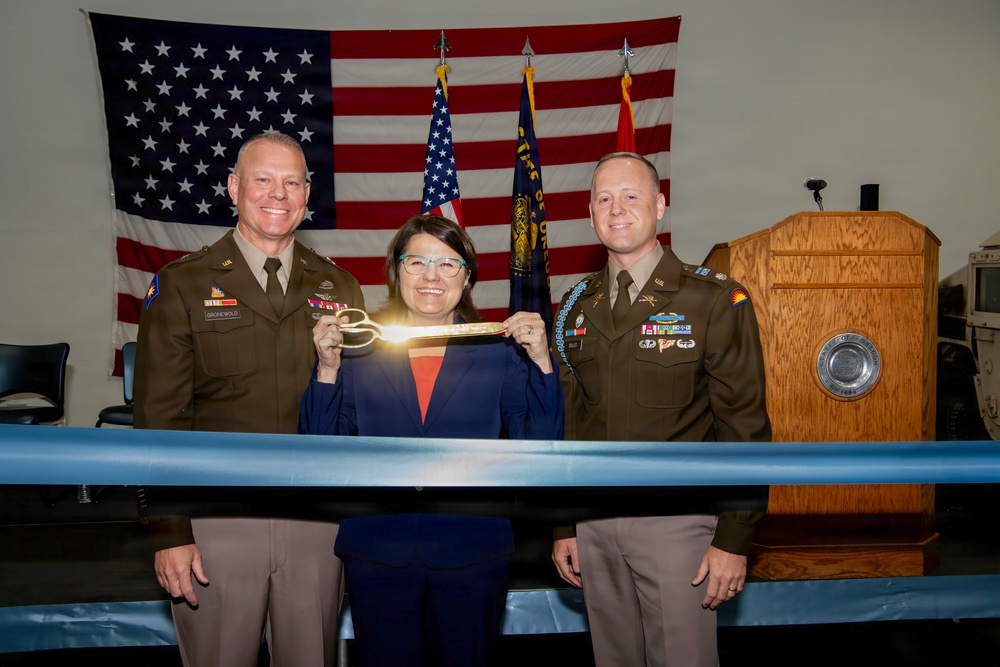 The Oregon National Guard hosts ribbon-cutting ceremony for renovations at the Corvallis Armory