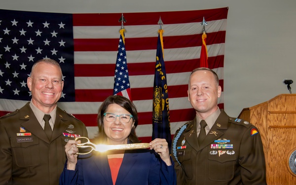 The Oregon National Guard hosts ribbon-cutting ceremony for renovations at the Corvallis Armory