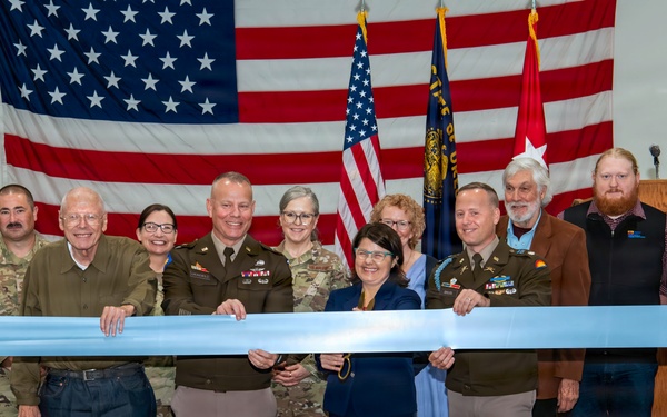 The Oregon National Guard hosts ribbon-cutting ceremony for renovations at the Corvallis Armory