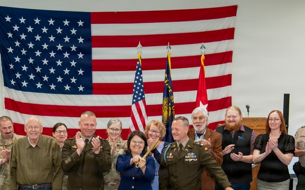 The Oregon National Guard hosts ribbon-cutting ceremony for renovations at the Corvallis Armory
