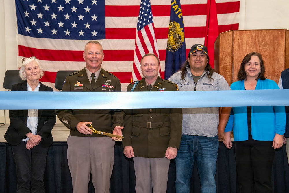 The Oregon National Guard Hosts a Ribbon-Cutting Ceremony for Recent Renovations at the Ashland Armory