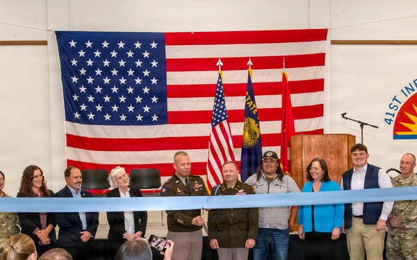 The Oregon National Guard Hosts a Ribbon-Cutting Ceremony for Recent Renovations at the Ashland Armory
