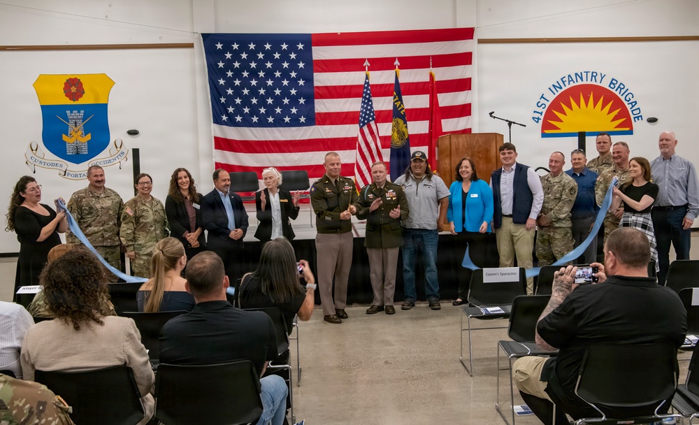 The Oregon National Guard Hosts a Ribbon-Cutting Ceremony for Recent Renovations at the Ashland