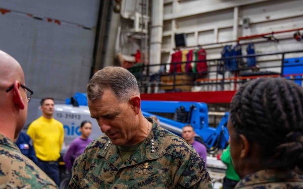 LCF-24: SOUTHCOM Commander visits USS San Antonio on Deployment