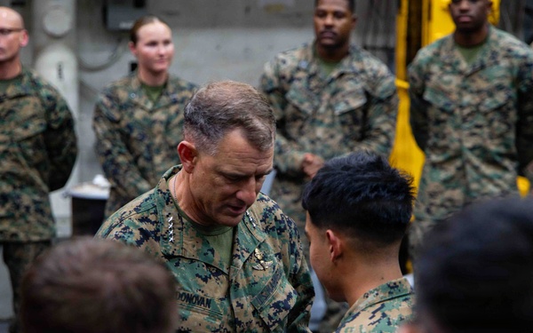 LCF-24: SOUTHCOM Commander visits USS San Antonio on Deployment