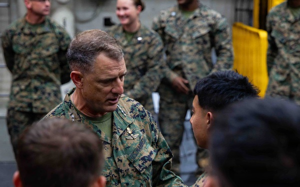 LCF-24: SOUTHCOM Commander visits USS San Antonio on Deployment