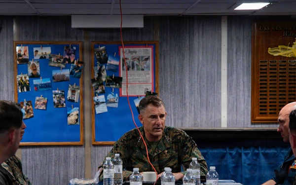 LCF-24: SOUTHCOM Commander visits USS San Antonio on Deployment
