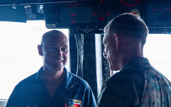 LCF-24: SOUTHCOM Commander visits USS San Antonio on Deployment