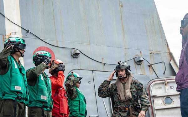 LCF-24: SOUTHCOM Commander visits USS San Antonio on Deployment
