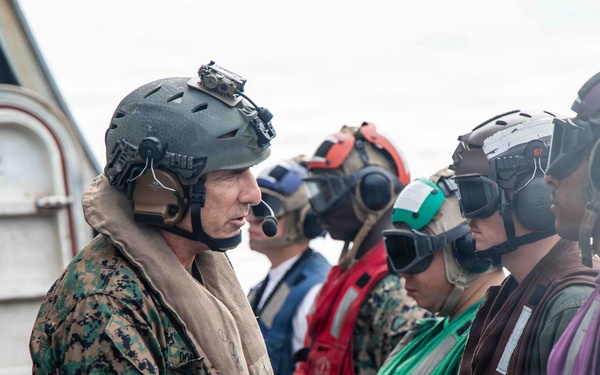 LCF-24: SOUTHCOM Commander visits USS San Antonio on Deployment