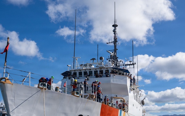 Coast Guard Cutter Harriet Lane returns home following 75-day patrol