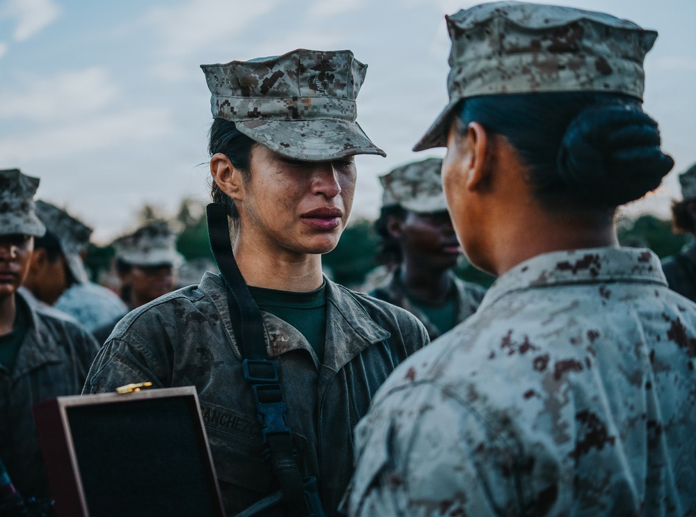 Charlie Company Eagle, Globe, and Anchor Ceremony