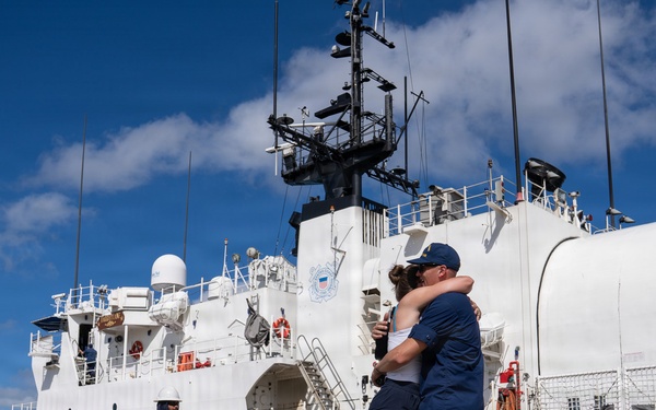 Coast Guard Cutter Harriet Lane returns home following 75-day patrol