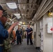 U.S. Navy Rear Adm. Kevin Kennedy visits the San Diego