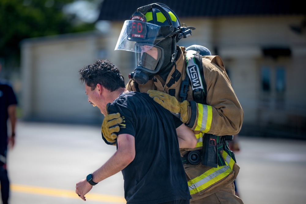 Misawa Air Base sharpens emergency response with Navy, JASDF partners