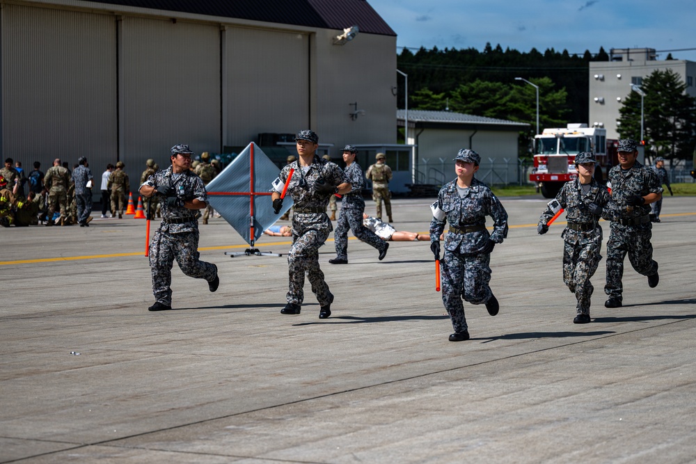 Misawa Air Base sharpens emergency response with Navy, JASDF partners