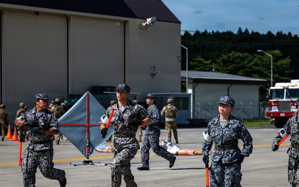 Misawa Air Base sharpens emergency response with Navy, JASDF partners