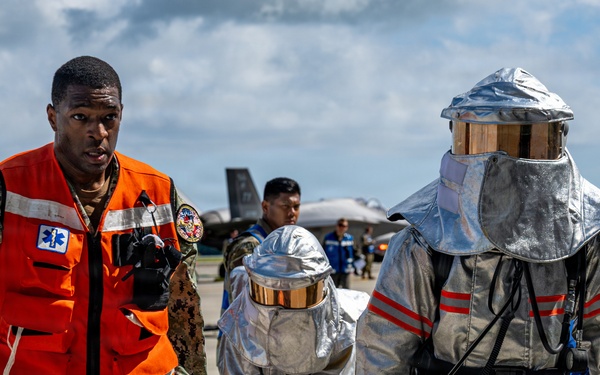 Misawa Air Base sharpens emergency response with Navy, JASDF partners