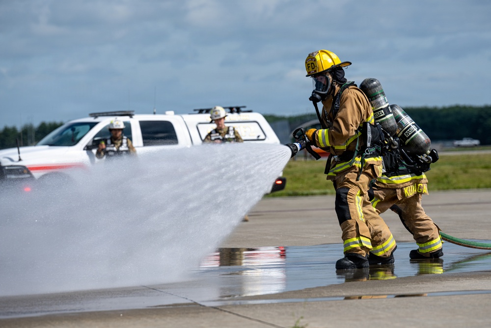 Misawa Air Base sharpens emergency response with Navy, JASDF partners
