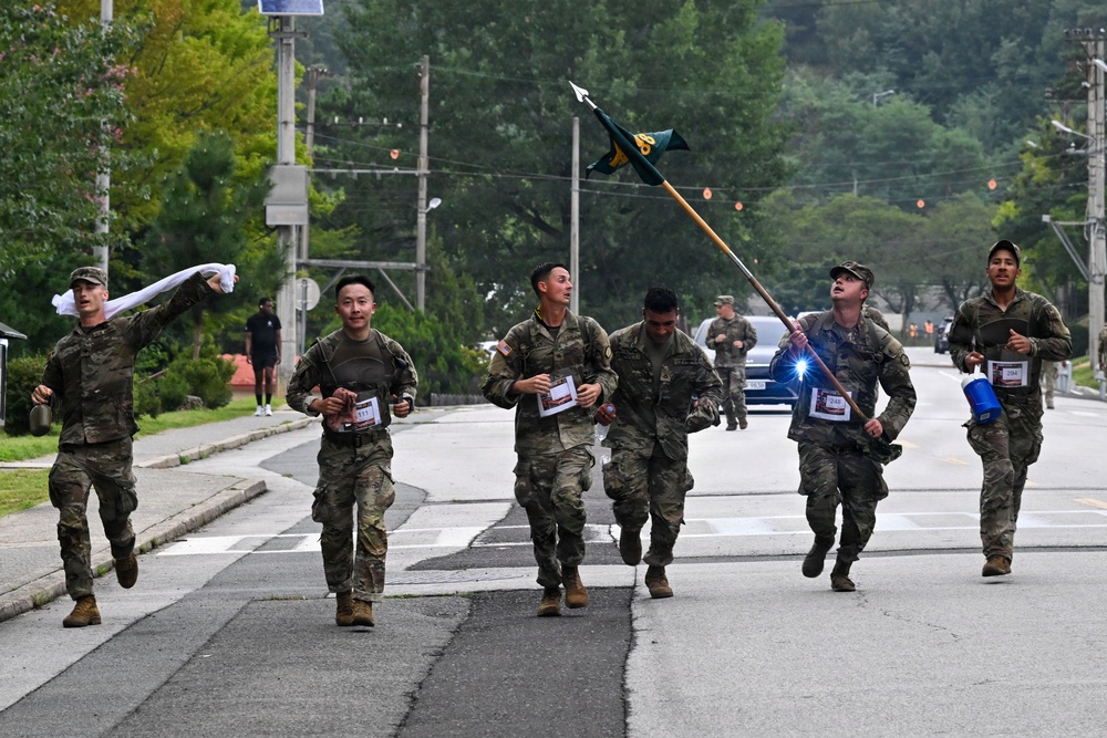 U.S. Army Soldiers Participate in the Royal Danish Air Force March
