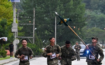 U.S. Army Soldiers Participate in the Royal Danish Air Force March