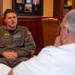 USS Theodore Roosevelt Commanding Officer meets with German Rear Admiral