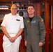 USS Theodore Roosevelt Commanding Officer meets with German Rear Admiral