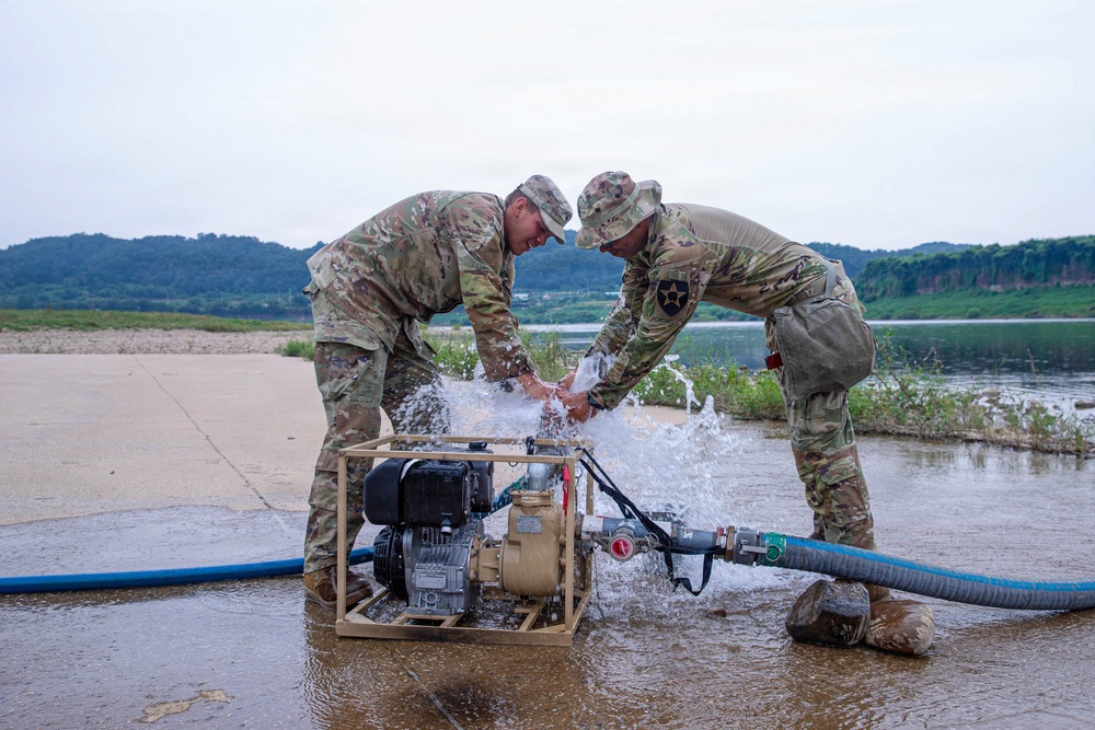 2d Infantry Division/ROK-U.S. Combined Division conducts Water Purification training