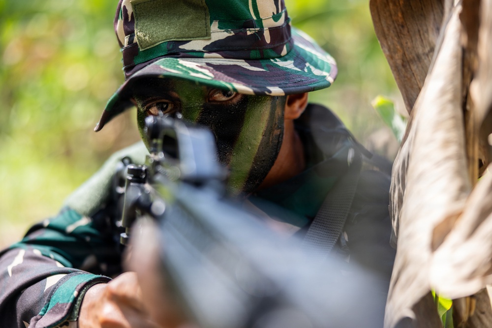MRF-D Marines, Indonesian marines perform full mission profile exercise during platoon exchange
