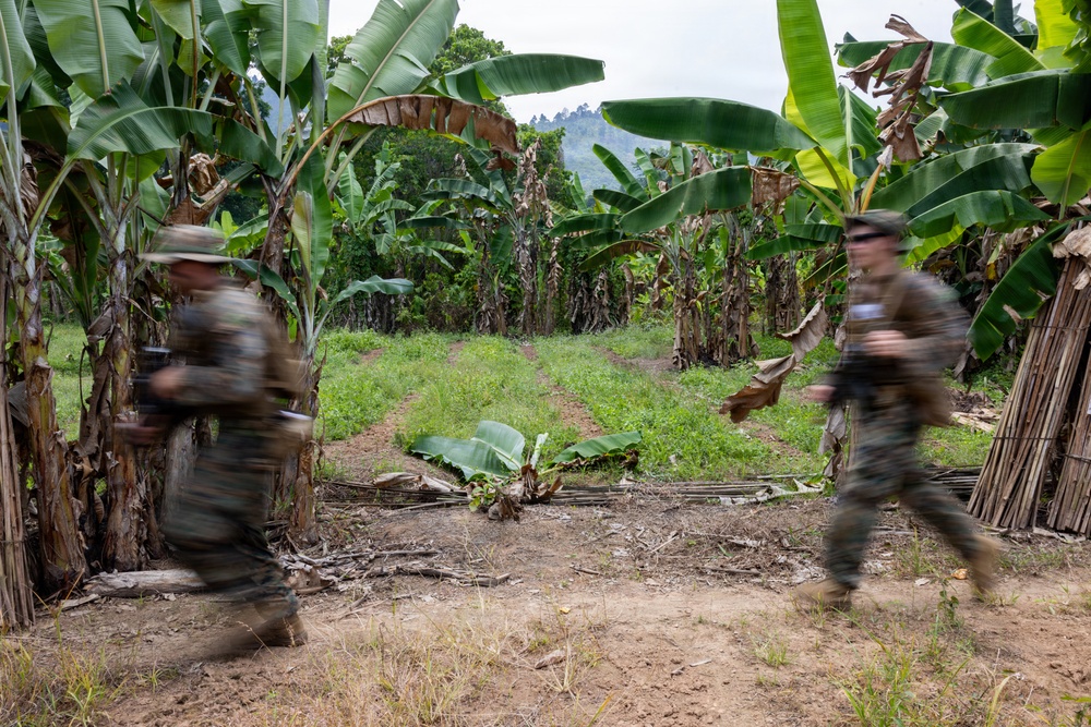 MRF-D Marines, Indonesian marines perform full mission profile exercise during platoon exchange