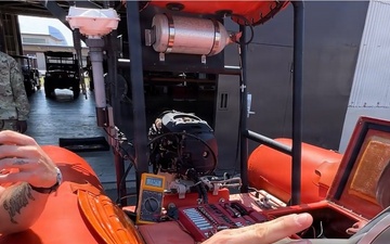 Waterborne Steel: 5th Transportation Company Works Fast Rescue Boat &amp; Temporary Parts