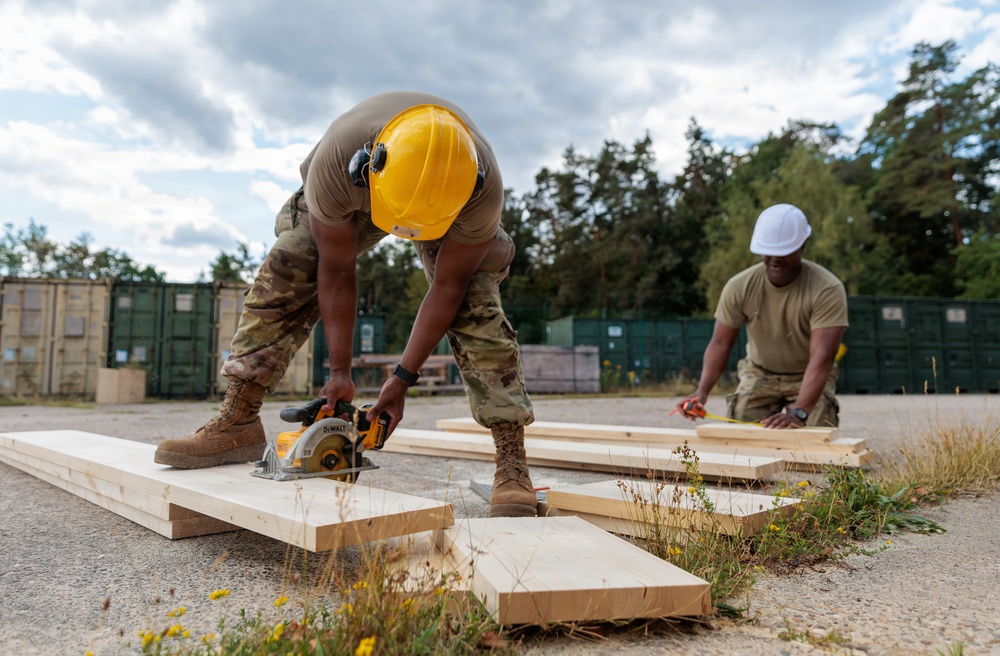 U.S. Army Engineers Build Infrastructure for 7th MSC