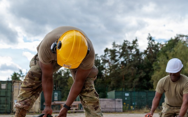 U.S. Army Engineers Build Infrastructure for 7th MSC