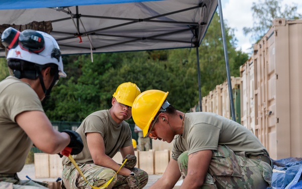 U.S. Army Engineers Build Infrastructure for 7th MSC