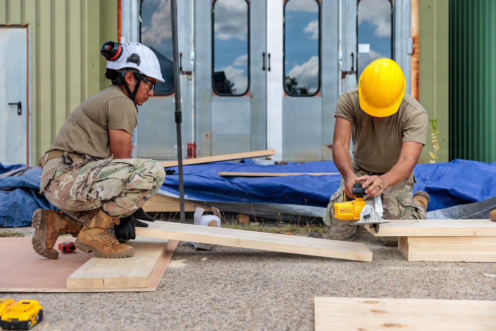 U.S. Army Engineers Build Infrastructure for 7th MSC