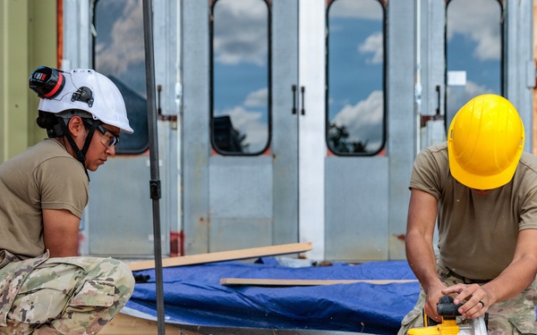 U.S. Army Engineers Build Infrastructure for 7th MSC