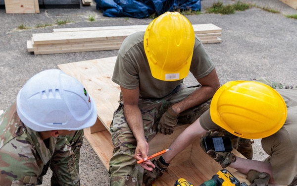 U.S. Army Engineers Build Infrastructure for 7th MSC