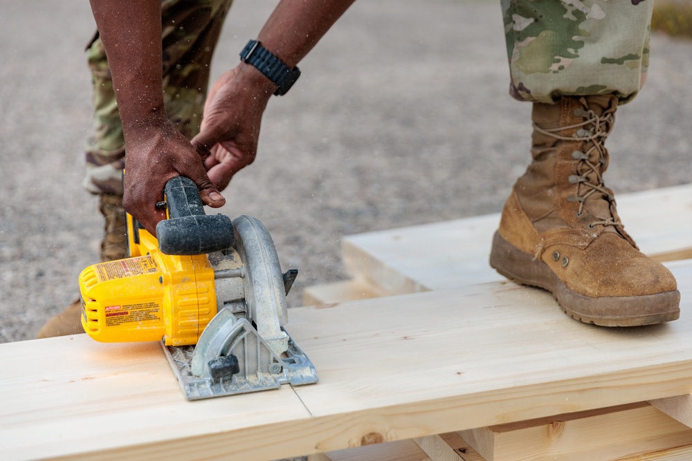 U.S. Army Engineers Build Infrastructure for 7th MSC