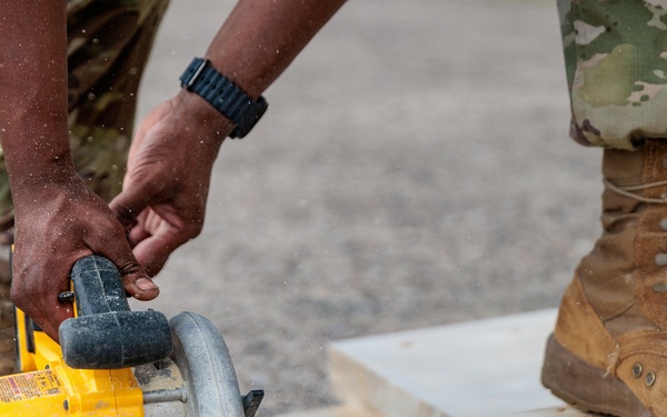 U.S. Army Engineers Build Infrastructure for 7th MSC