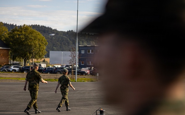 U.S. and Norwegian Forces Honor the Late King Harald V