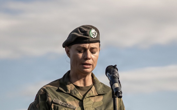 U.S. and Norwegian Forces Honor the Late King Harald V