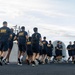 USS Mustin conducts physical training