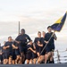 USS Mustin conducts physical training