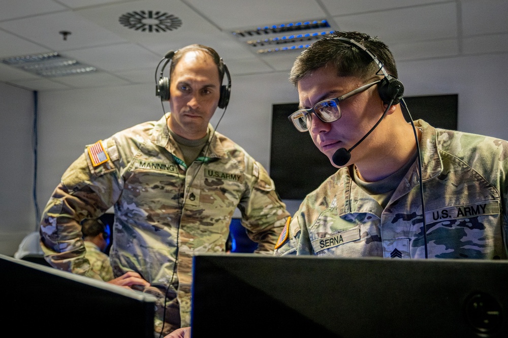 Army air defenders qualify alongside Air Force and Marines during joint simulation in Germany