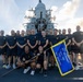 USS Mustin conducts physical training