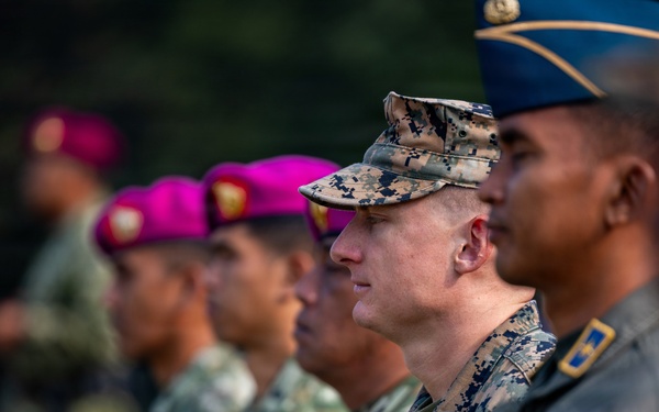 MRF-D Marines participate in closing ceremony for platoon exchange in Indonesia