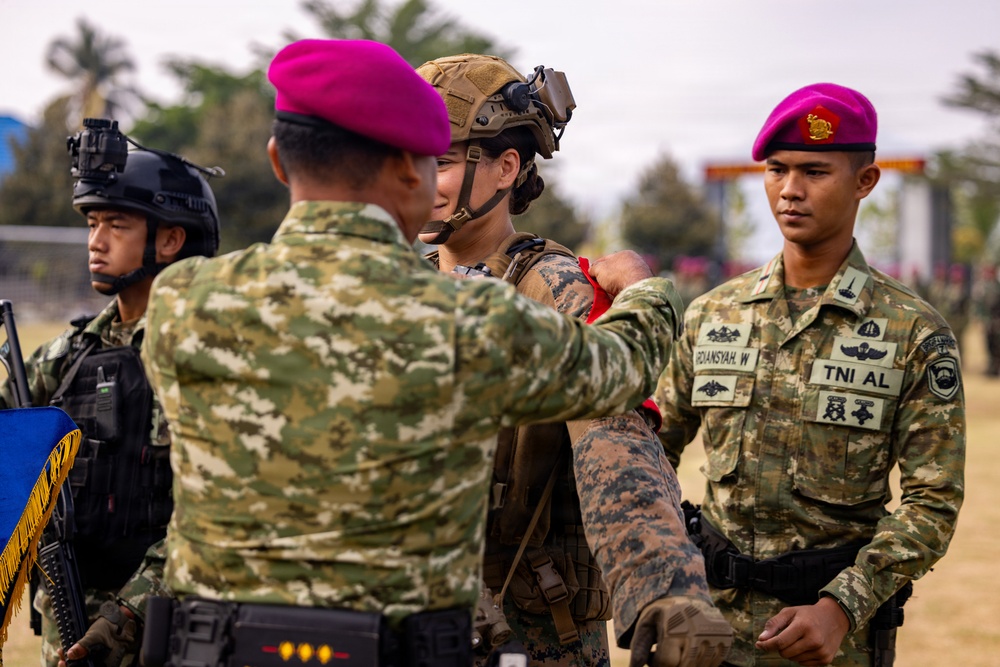 MRF-D Marines participate in closing ceremony for platoon exchange in Indonesia